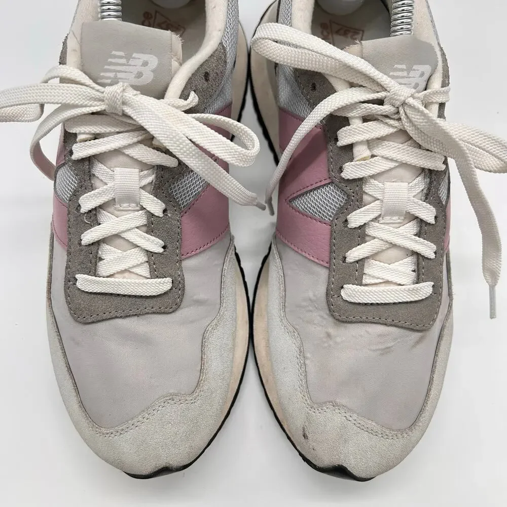 New Balance 237 Suede Low Top Sneakers‎ Shoes Gray Purple Women's Size US 10 B